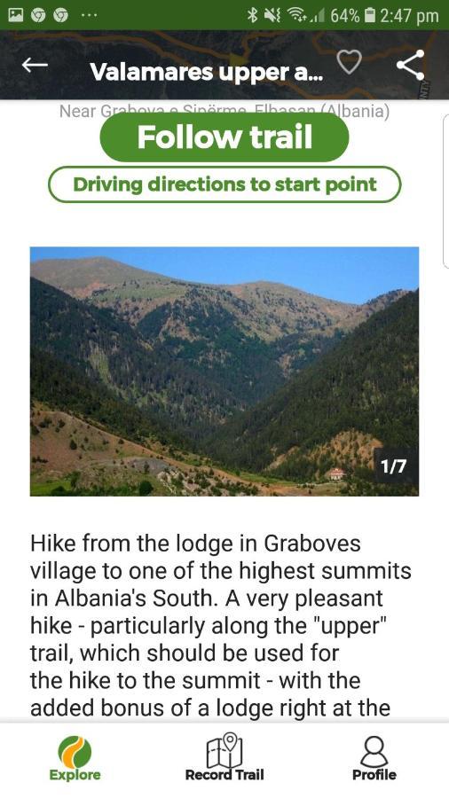 Grabove e Siperme Hotel Grabova מראה חיצוני תמונה
